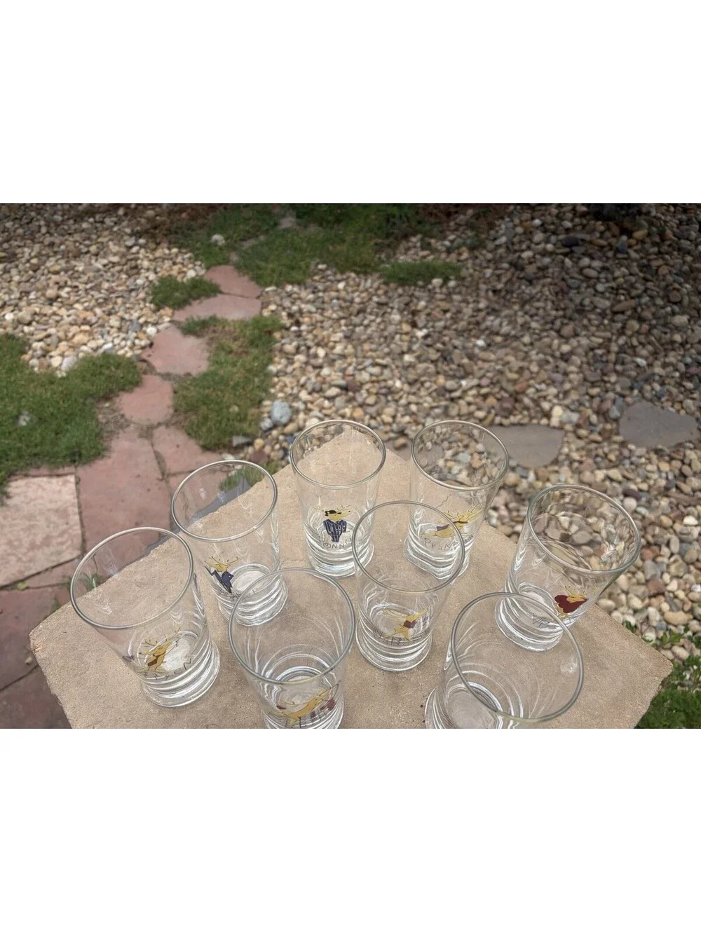 Vintage Retired Pottery Barn Reindeer Tumblers – Set of 8 Christmas  Hi-Ball EUC